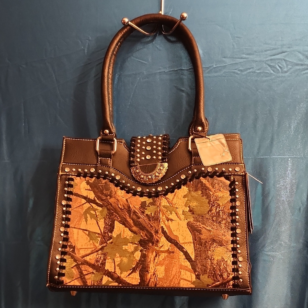 Brown Camouflage Women's Concealed Carry Purse